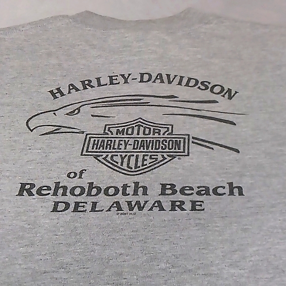 Harley Davidson..Tee..Sz L 14-16..Gray - Picture 5 of 6